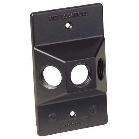 reddot 1-gang rectangle metal weatherproof electrical box cove|reddot 1 gang box cover.